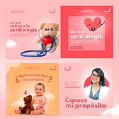 Cardiología pediátrica / social media. Design, and Advertising project by Mayra Enciso - 09.18.2022