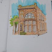 My project for course: Expressive Architectural Sketching with Colored Markers. Sketching, Drawing, Architectural Illustration, Sketchbook & Ink Illustration project by Haynrich Sulbaran - 09.17.2022