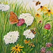 My project for course: Illustrating the Natural World with Watercolor and Charcoal. Traditional illustration, Painting, and Naturalistic Illustration project by Lynn Schneider - 09.18.2022