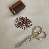 My project for course: Freehand Needle Painting: Embroider the Beauty of Wildlife. Traditional illustration, Embroider, and Textile Design project by Deborah Caserotti - 09.19.2022