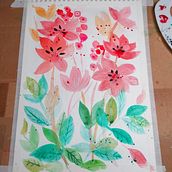 My project for course: Artistic Floral Watercolor: Connect with Nature. Traditional illustration, Painting, Watercolor Painting, and Botanical Illustration project by Catalina Serban - 09.19.2022
