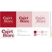 CAPRI STORE. Design, Traditional illustration, Br, ing, Identit, Logo Design, Design Management, and Printing project by MELISA DI NARDO - 09.19.2022
