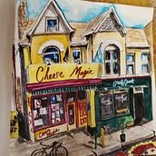 My project for course: Expressive Architectural Sketching with Colored Markers. Sketching, Drawing, Architectural Illustration, Sketchbook & Ink Illustration project by Linda Rogers - 09.18.2022