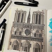 First 30 days sketching. Traditional illustration, Arts, Crafts, Painting, Calligraph, Sketching, and Pencil Drawing project by Mélissa Labonté - 10.12.2022
