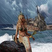 Mon projet du cours : Photocomposition artistique. Photograph, Photograph, Post-production, Photo Retouching, Photographic Composition, and Photomontage project by Jena Tifo - 09.18.2022