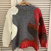 Mi proyecto del curso: Diseño y tejido de prendas con la técnica de intarsia. Fashion Design, Fiber Arts, DIY, Knitting, and Textile Design project by Maria Briatore - 09.20.2022