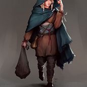 My project for course: T'hela. Traditional illustration, Character Design, Digital Illustration, Concept Art, Digital Drawing, and Digital Painting project by rebeka_soos - 09.20.2022