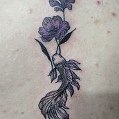 Mi proyecto del curso: Tatuaje botánico con puntillismo. Traditional illustration, Tattoo Design, and Botanical Illustration project by Carolina Segura - 09.20.2022