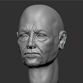 My project for course: Realistic 3D Portraits with ZBrush and KeyShot. 3D, 3D Modeling, and 3D Character Design project by George Mchedlishvili - 09.18.2022