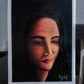 Mi proyecto del curso: Retrato realista al óleo: detalles y expresión. Fine Arts, Painting, and Oil Painting project by William Cisneros Guerra - 09.20.2022