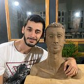 Mi proyecto del curso: Retrato en barro: modela un rostro a escala real. Fine Arts, and Sculpture project by Karin Elizabeth Aldana Landaverry - 07.23.2022