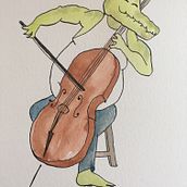 Mon projet du cours : Création de personnages expressifs à l'aquarelle et à la plume. Traditional illustration, Character Design, Painting, Sketching, Drawing, Watercolor Painting, Stor, telling, Artistic Drawing, Children's Illustration, and Narrative project by nilloc - 09.21.2022