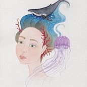 Il mio progetto del corso: Tecniche ad acquerello per illustrazioni da sogno. Un progetto di Illustrazione tradizionale, Disegno, Pittura ad acquerello e Illustrazione editoriale di Sara Scheggi - 21.09.2022