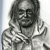 Mon projet du cours : Portrait artistique au fusain : créez des ambiances. Traditional illustration, Fine Arts, Drawing, Portrait Drawing, Realistic Drawing, and Artistic Drawing project by Christian Van Nechel - 09.21.2022