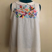 Bordado mexicano . Arts, Crafts, and Embroider project by Valeria Ramirez - 09.21.2022