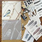 Mon projet du cours : Illustration naturaliste : aquarelle en positif et négatif. Traditional illustration, Fine Arts, Painting, Drawing, Watercolor Painting, Botanical Illustration, and Naturalistic Illustration project by gwengu - 09.21.2022