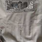Mi proyecto del curso: Bordado: reparación de prendas Olga Luz Moreno . Embroider, DIY, Upc, cling, and Textile Design project by Olga Luz Moreno Rendon - 09.21.2022