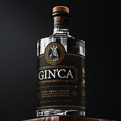 GINCA GIN. Een project van  Ontwerp, Traditionele illustratie,  Br e ing en identiteit van Nev Illustrator - 21.09.2022