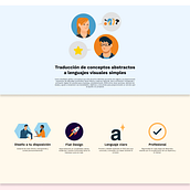 Mi proyecto del curso: Diseño web con Figma: Landing Page de contacto de trabajo personal. Un progetto di UX / UI, Web design, Design digitale, Design di prodotti digitali, Design per smartphone e Progettazione di applicazioni di Wladimir Avilés Gálvez - 12.09.2022