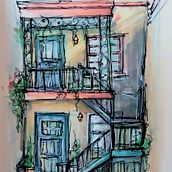 Il mio progetto del corso: Disegno architettonico espressivo con pennarelli colorati. Sketching, Drawing, Architectural Illustration, Sketchbook & Ink Illustration project by lor_23 - 09.22.2022
