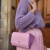 Le sac Nadine en cuir . Een project van Naaiwerk, Upc, cling y DIY van Pigeoncoq - 22.09.2022