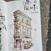My project for course: Expressive Architectural Sketching with Colored Markers. Un progetto di Bozzetti, Disegno, Illustrazione architettonica, Sketchbook e Illustrazione con inchiostro di Lorenzo - 22.09.2022