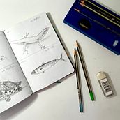 My daily drawing exercise Ein Projekt aus dem Bereich Bleistiftzeichnung von Jovana Spence - 18.09.2022