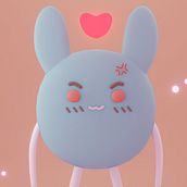 Macaron_ta Kawaii Character. Un proyecto de Diseño de personajes y Modelado 3D de dewa_ - 06.10.2022