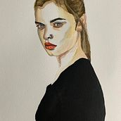 Mój projekt z kursu: Portret akwarelowy na bazie fotografii. Traditional illustration, Watercolor Painting, and Portrait Drawing project by Emil Szczypiorkowski - 09.23.2022
