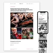 Albert Olive Fotoperiodista. UX / UI, Web Design, Web Development, Photograph, Documentar, and Photograph project by Idalia Digital - 09.23.2022