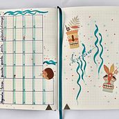 Meu projeto do curso: Bullet journal criativo: aumente sua produtividade. Un progetto di Illustrazione tradizionale, Lettering, DIY, H, lettering, Management, produttività e Artigianato di Sílvia Roma - 23.06.2022