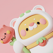My project for course: Kawaii Character Creation in 3D with Blender  Ein Projekt aus dem Bereich Traditionelle Illustration, Design von Figuren, Digitale Illustration, 3-D-Modellierung und Manga von Joey Pham - 19.09.2022