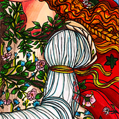 DETALLE DEL NACIMIENTO DE VENUS DE BOTTICELLI. Un progetto di Illustrazione tradizionale, Belle arti, Pittura, Creatività, Disegno a matita, Disegno, Sketchbook, Disegno artistico, Pittura decorativa e Disegno con matite colorate di vilaro_art - 23.09.2022