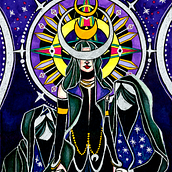 DIOSA HÉCATE. Un progetto di Illustrazione tradizionale, Belle arti, Pittura, Creatività, Disegno a matita, Disegno, Sketchbook e Disegno con matite colorate di vilaro_art - 23.09.2022