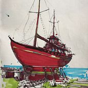 Mi proyecto del curso: Dibujo arquitectónico expresivo con marcadores de colores. Sketching, Drawing, Architectural Illustration, Sketchbook & Ink Illustration project by Eduardo Laplaza - 09.23.2022