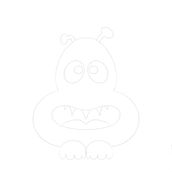 Monstruo o berenjena con ojos. Un proyecto de Ilustración tradicional, Ilustración digital y Dibujo digital de Cecilia O'Donnell - 03.09.2022