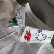 Mi proyecto del curso: Técnicas básicas de bordado: puntadas, composiciones y gamas cromáticas . Desain Aksesori, Desain Kostum, Bordir, Teori Warna, Dan Desain Tekstil proyek oleh Elvira Pérez - 07.13.2022