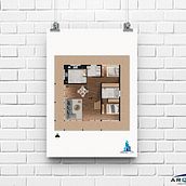 Mi proyecto del curso: Postproducción de planimetría arquitectónica en Photoshop. Architecture, Digital Architecture, and Architectural Illustration project by Pamela Gómez - 09.23.2022
