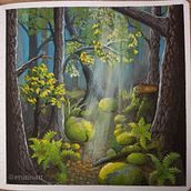 My project for course: Painting Atmospheric Landscapes with Gouache. Traditional illustration, Painting, and Gouache Painting project by dena007_p - 05.09.2022