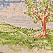 My project for course: Expressive Architectural Sketching with Colored Markers. Sketching, Drawing, Sketchbook & Ink Illustration project by David Knuth - 09.24.2022