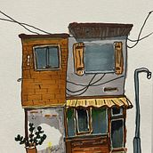 My project for course: Expressive Architectural Sketching with Colored Markers. Un proyecto de Bocetado, Dibujo, Ilustración arquitectónica, Sketchbook e Ilustración con tinta de Rujit Desai - 24.09.2022