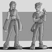 Mi proyecto del curso: Introducción al diseño de personajes para animación y videojuegos. Traditional illustration, Animation, Character Design, Video Games, and Game Design project by _eli_ - 09.24.2022