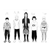 Projeto do Meu Mangá. Traditional illustration, Character Design, Comic, Pencil Drawing, Drawing, and Manga project by João Pedro Rosa Basi - 09.20.2022