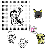 Personajes Kawaii. Een project van Traditionele illustratie, Ontwerp van personages y Manga van Eduard Lopez - 24.09.2022