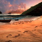 Mein Abschlussprojekt für den Kurs: Matte Painting für imaginäre Welten in Photoshop. Photograph, Post-production, Photo Retouching, Photomontage, and Matte Painting project by Alexandra Beckmann - 09.24.2022