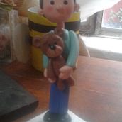 Mi proyecto del curso: Modelado de personajes con pasta de azúcar . % Angela Farinango tarafından hazırlanan Tasarım, Karakter Tasarımı, Ve Kendin Yap projesi - 09.24.2022