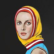 YELLOW . Traditional illustration, Fashion Illustration	, and Fine Arts project by Antonio Vilches Serra - 09.24.2022