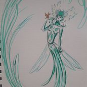 Mein Abschlussprojekt für den Kurs: Fantasy-Figuren zeichnen im Skizzenbuch. Un progetto di Illustrazione tradizionale, Creatività, Disegno e Sketchbook di kittens - 24.09.2022