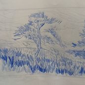 My project for course: Sketchbook Landscapes: A Colorful Approach. Sketching, Creativit, Pencil Drawing, Drawing, and Sketchbook project by Andy Lang - 09.23.2022