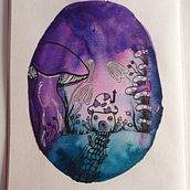 Mushroom sketches . Traditional illustration project by heatherramsden - 09.25.2022